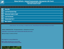 Tablet Screenshot of elainedecarlo.com
